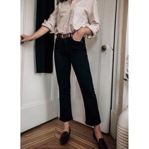 AYR The Bomb Pop Black Jeans Raw Hem Size 26 x 25” inseam